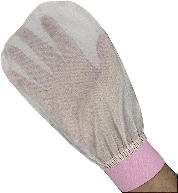 Turkish Raw Silk Exfoliating Bath Glove