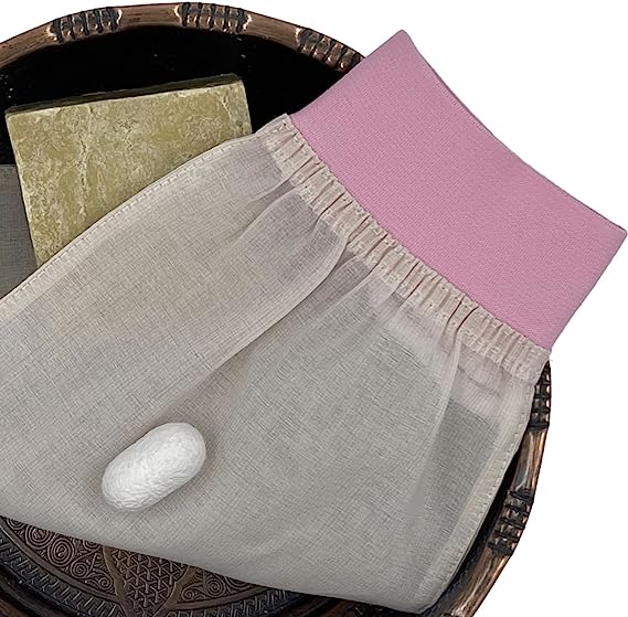 Turkish Raw Silk Exfoliating Bath Glove