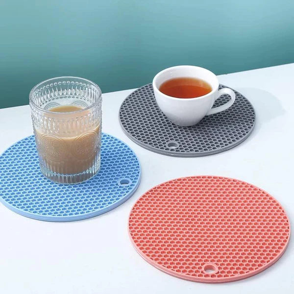 4 Pcs Multipurpose Silicone Reusable Mat 🔥