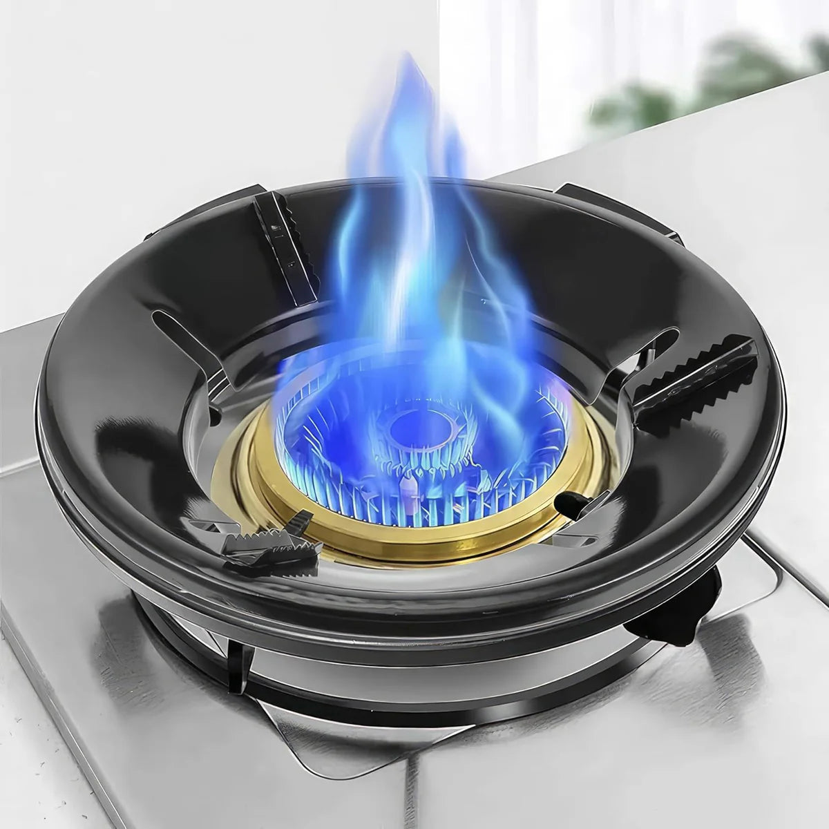 Gas Saver Stand- Fire & Windproof (Universal size- Fits all types of stoves)