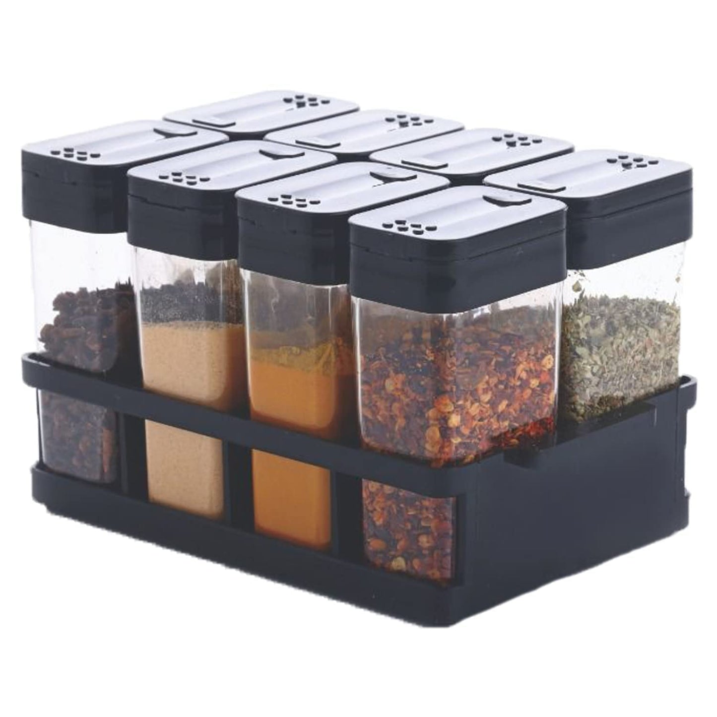 8 pcs Masala Box- Preserves spices (Air tight)