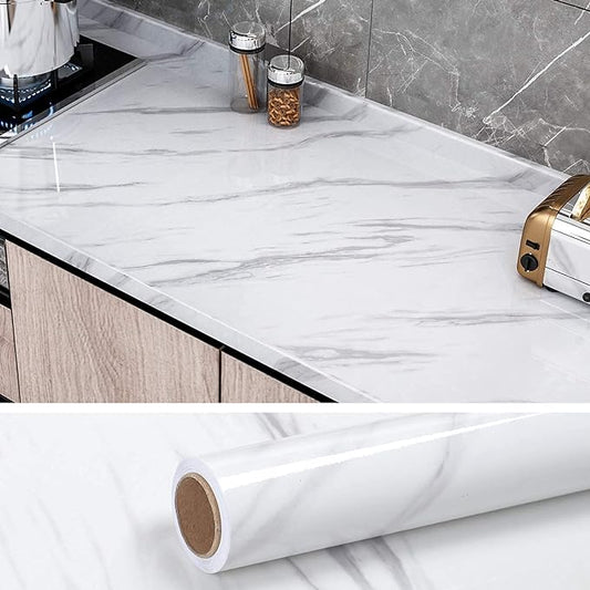 Marble Sticker Roll (Decorate walls, kitchen, furniture, floors)