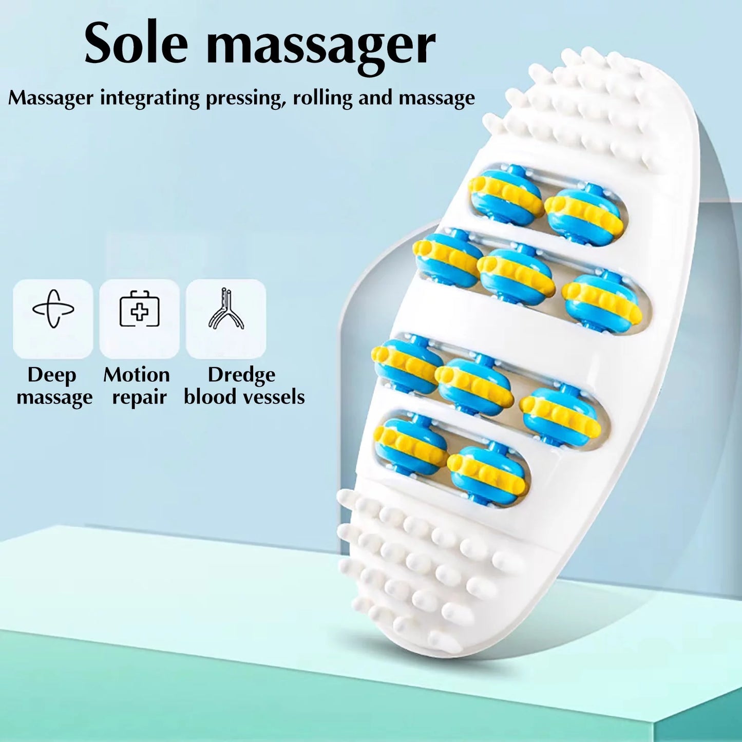 👣Reflexology Roller Massager- For Foot, Hands and Back