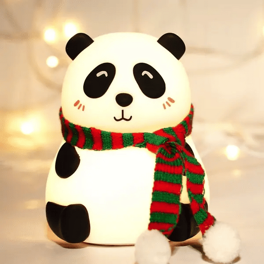 CUTE CARTOON PANDA SILICONE LAMP WITH TOUCH SENSOR (7 colors)