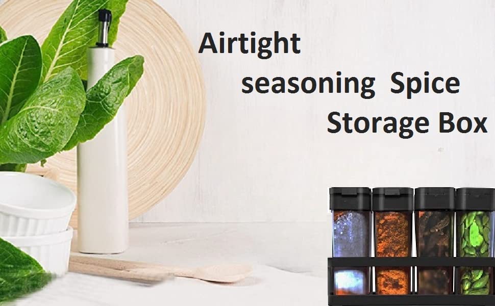 Airtight 8 pcs Masala Box