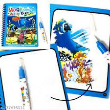 Reusable Magic Water Quick Dry Book- (Pack Of 4 Books)