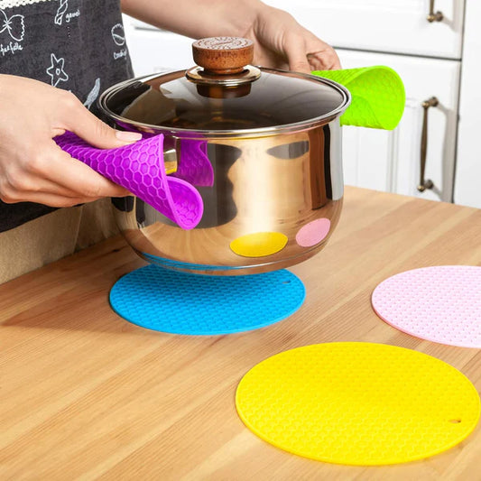 4 Pcs Multipurpose Silicone Reusable Mat 🔥